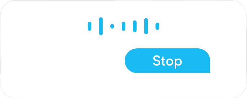 Speech bubble saying stop