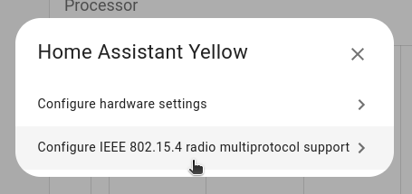 Screenshot showing where to Configure IEEE 802.15.4 radio multiprotocol support